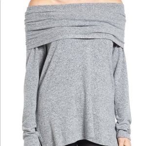 Gibson gray convertible tunic
